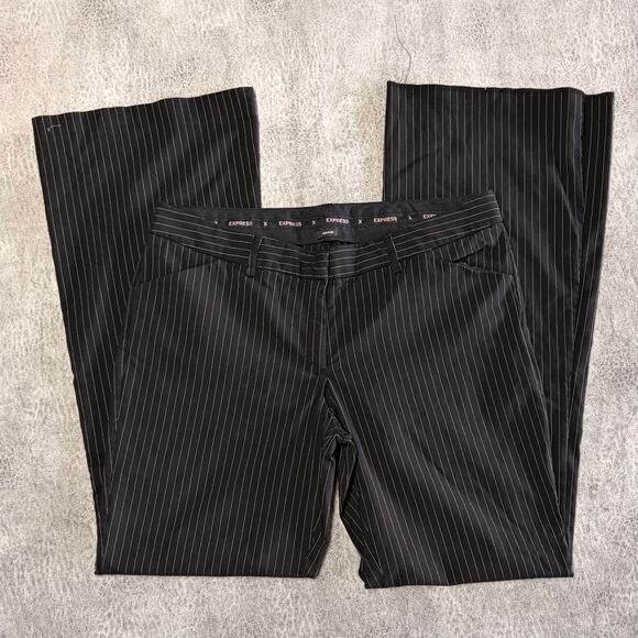 Express Tailored Pinstripe Trousers - Picture 1 of 8